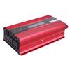 Car Inverter Red LCD Display Multifunctional Protection 4000w 12v 24v to  Inverter for Vehicles