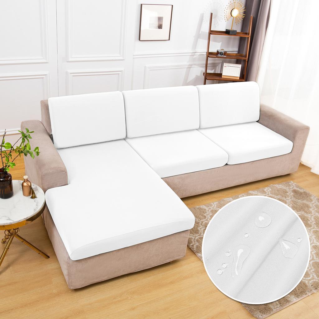 Waterproof Sofa Cushion Covers Non-Slip Silky Sofa Seat Covers Furniture Protector Soft Stretch Sofa Cover For Living Room El