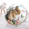 1pc Rabbit Garden Flowers Butterflies Spring Umbrella with Plastic Handle,Suitable for All Seasons Home Travel Outdoor Umbrellaptys31037