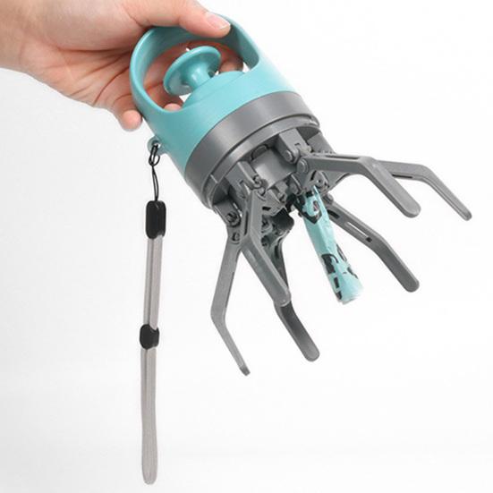 6-Krallen Hunde-Kotaufheber Tragbarer Haustier-Kotaufheber Hundeabfall-Aufnahmekralle mit Müllbeutelspender für Spaziergänge im Freien, Reisen