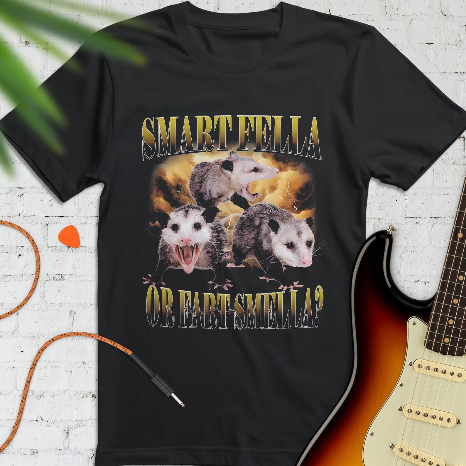 Funny Possum Meme T-Shirt: Cringecore Internet Humor Graphic Tee 2XL