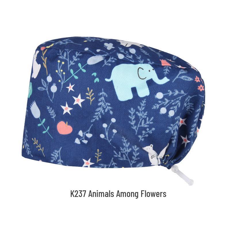 Oddychający Czysta Bawełna Czepek Chirurgiczny dla Lekarzy i Pielęgniarek