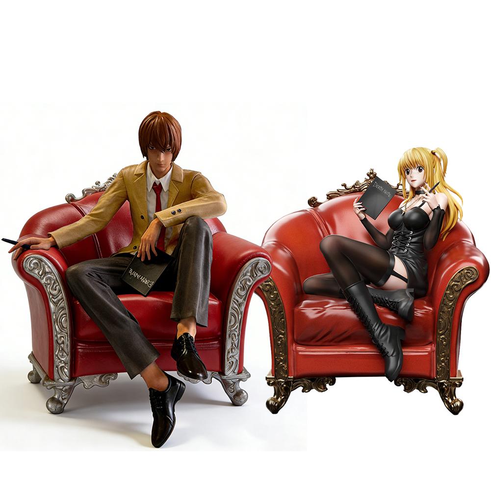 Anime Amane Misa Figure L Action Figure Light Yagami Collectible Model Doll Misa Amane Figurine Amine Toys Birthday Gifts 16cm