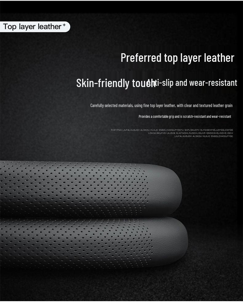 Geely Car Steering Wheel Cover for Boyue Pro, Emgrand GL, Binyue, Binrui, Xingyue, Xingrui, Vision X3, X6