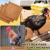 25cm/30cm Coconut Fiber Chicken Nesting Pad Washable Hen Nest Mat Thick Shock Absorbing Soft Egg Laying Mat for Poultry Coop Nesting Box