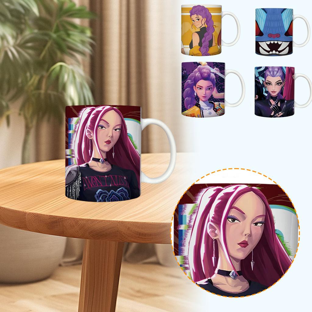 Adorable Anime - Themed Ceramic Mugs Collection –  Cartoon Designs, Perfect Gift For Kids, Great For Daily Beverages & Anime Enthusiasts’ Collection