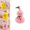 Plush Gourd Doll With Embroidery Design And Bow Decor For Home Office And Gift Enthusiasts