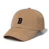 Corduroy Bee Logo Curve Cap - Beige