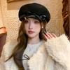 1pc Women's Casual Beret Hat for All Seasons,Breathable Comfortable Solid Color Octagonal Cap,Suitable for Daily Outings,Travel
