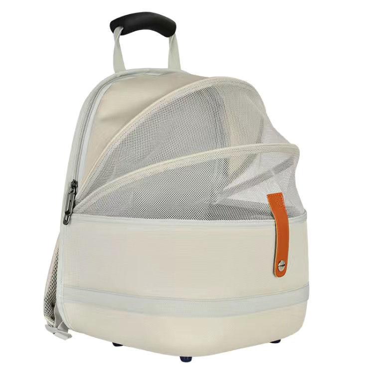 

Сумка для кошек, большая вместимость, портативный рюкзак для кошек, клетка для прогулок с домашними животными, школьная сумка для собак и кошек, дышащие принадлежности для кошек