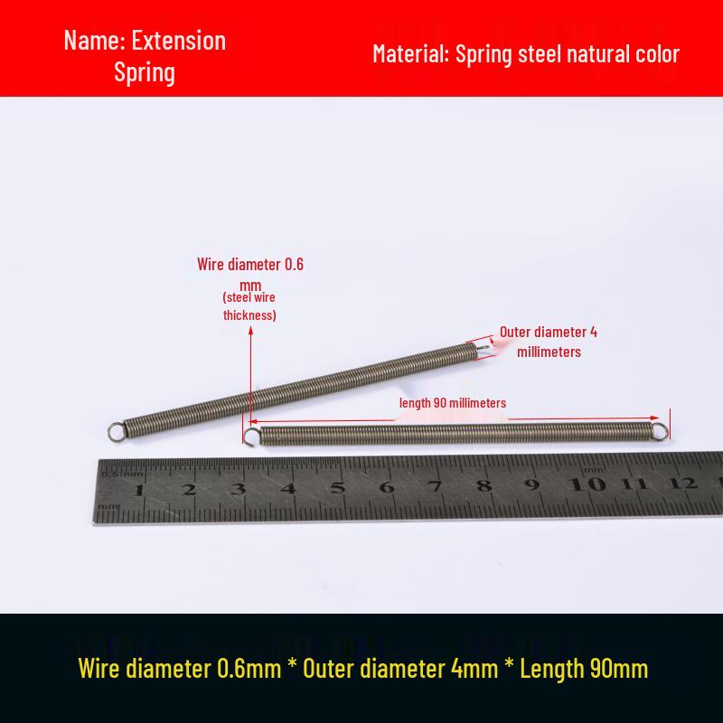 Stainless Steel Spring Hook for Microwave Oven Handle, Wire Diameter 0.6/0.7