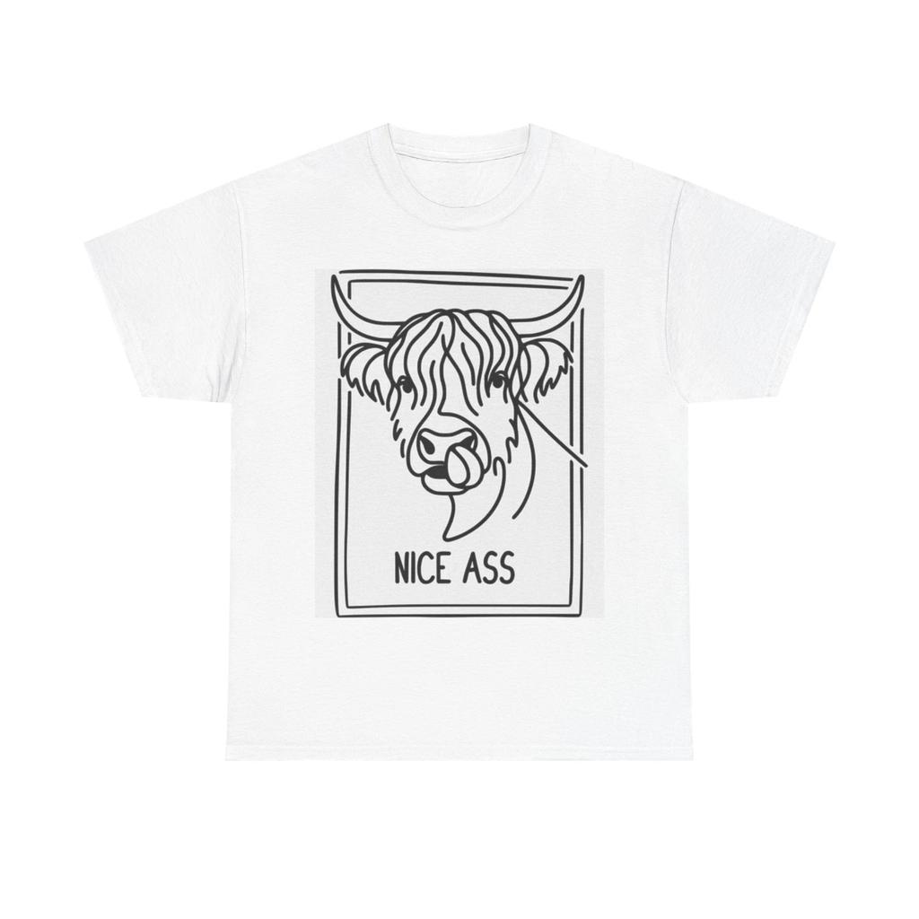 Men's and Women's T-shirts Nice Ass Funny Graphic