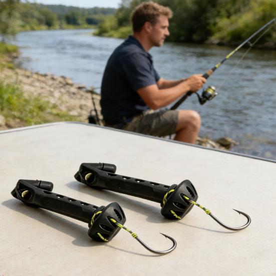 1/2/3Pcs Fly Fishing Magnetic Fly Threader Works with Most Hooks Tippets Small Flies Lightweight Fly Rigging Threading Tools Fly Fishing Accessory