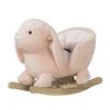 Pink -Themed Wooden Rocking Chair for Babies & Toddlers, with Seat Belt,
