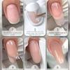 Shallow Fit Nail Tips Mold Phototherapy Adhesive Nail Extension Template  DIY Nail Art