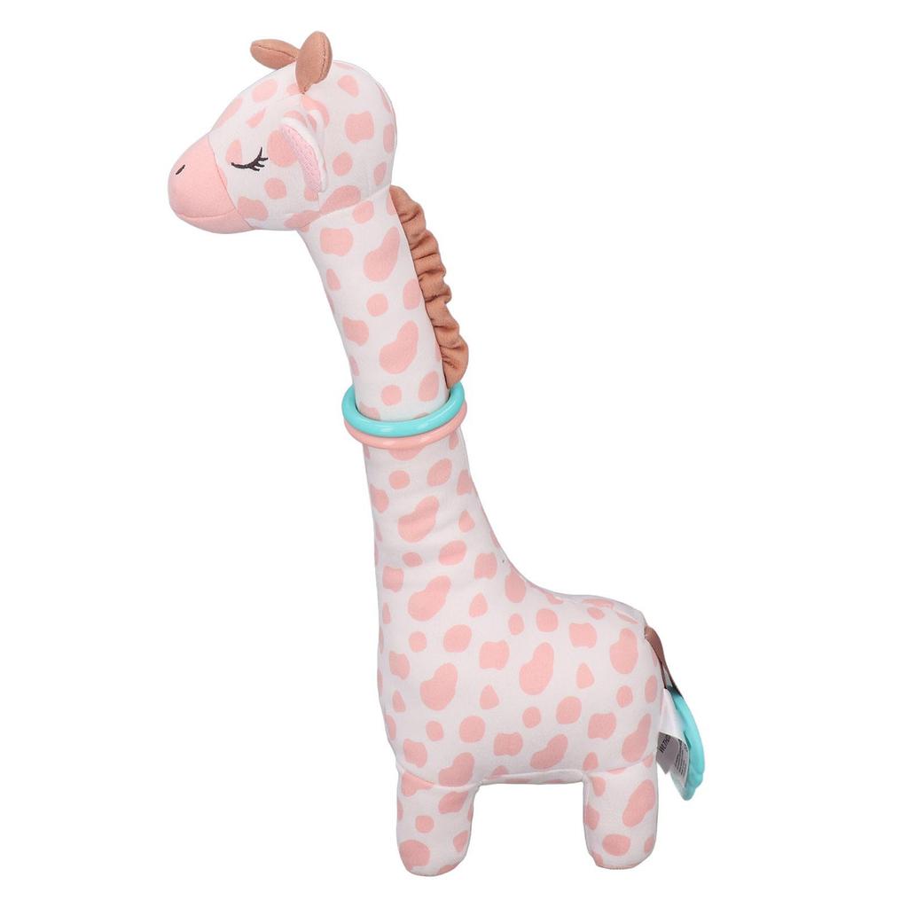 Plush Giraffe Teether Toy Fun Teether Design Cute Infant Plush Stuffed Giraffe Toy for 0?1 Years