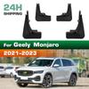 4PCS Car Mud flaps Splash Guards Mudguards Car Mud Flaps Compatible with Geely Monjaro 2021 2022 2023
