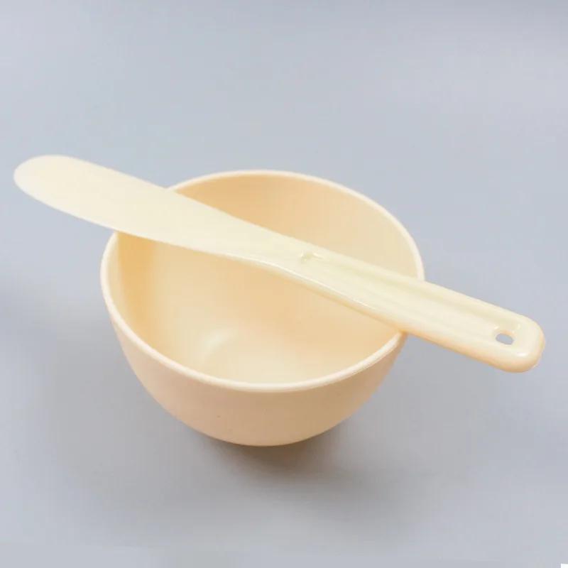 2pcs/set Silicone Mask Mud Essential Oil Bowl Mask Stick Face Mask Powder Mixing Bowl Spatula Masks Brush Skin Care Tools