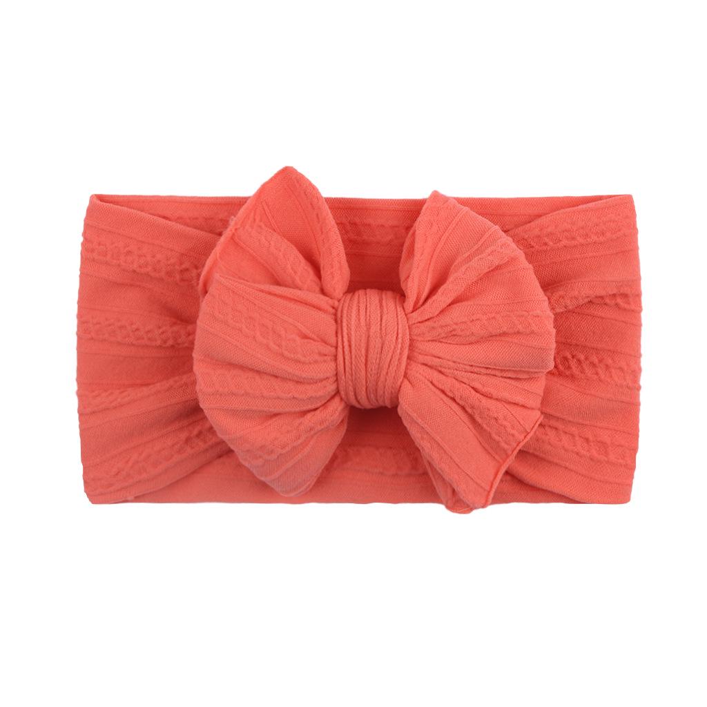 2022 Soft Nylon Jacquard Baby Headband - Elastic & Stylish Children's Hair Accessory