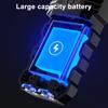 1/2/3Pcs 180 Degrees Rotating Head Flashlight Magnetic Dual Beam LED Work Light USB Rechargeable Pocket-Size Outdoor Camping EDC Lamp