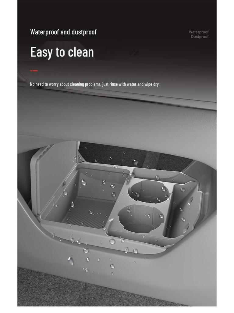 Zeekr 7X Silicone Storage Box for Center Console Glasses and Accessories