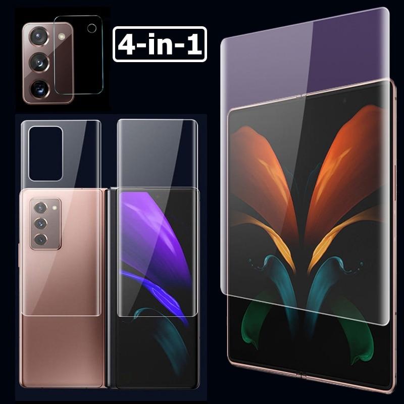 Para Samsung Galaxy Z Fold 3 teléfono Hidrogel HD Película protectora de pantalla delantero trasero Para Samsung Galaxy Z Fold 3 teléfono Hidrogel HD Película protectora de pantalla delantero trasero