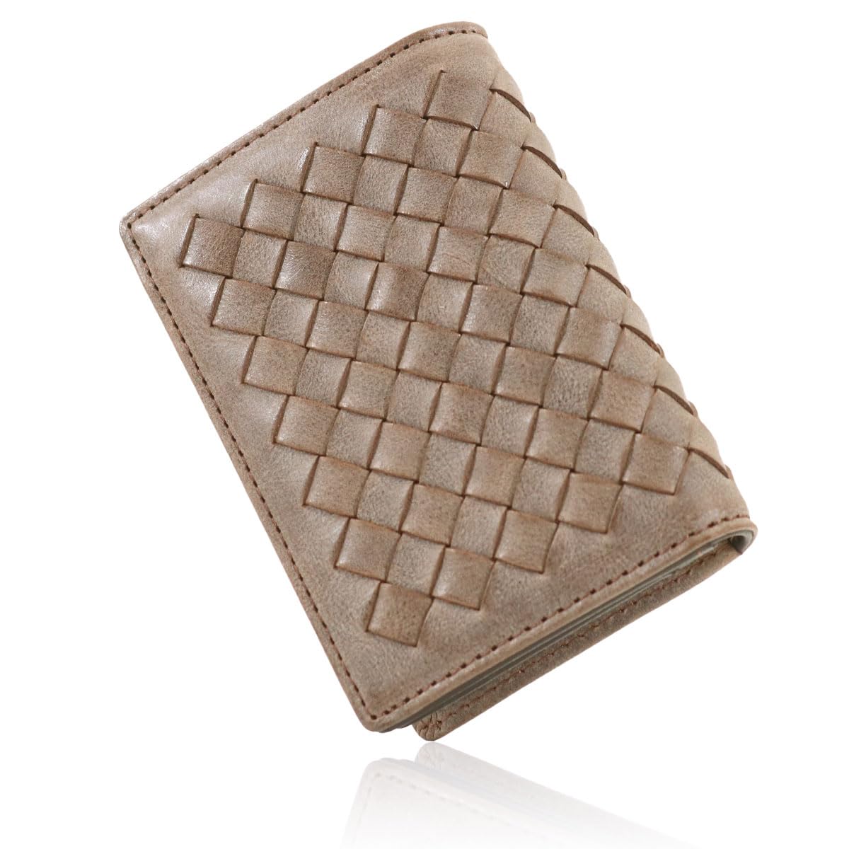 

Business Card Holder for Men SOM007 Card Case Genuine Cowhide Leather Exclusive Custom Model Chocolate [SONNE] шоколадний