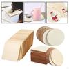4 Inch Natural Wood Discs for Crafting Projects