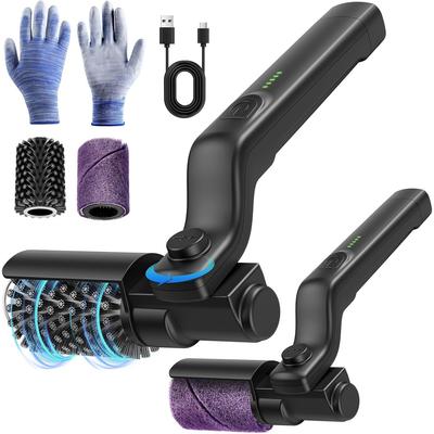 Electric Grill Brush, Cordless Electric BBQ Grill Cleaner with Powerful Motor, Rechargeable Grill Cleaning Brush for Burnt-On Grease & Grill Grates