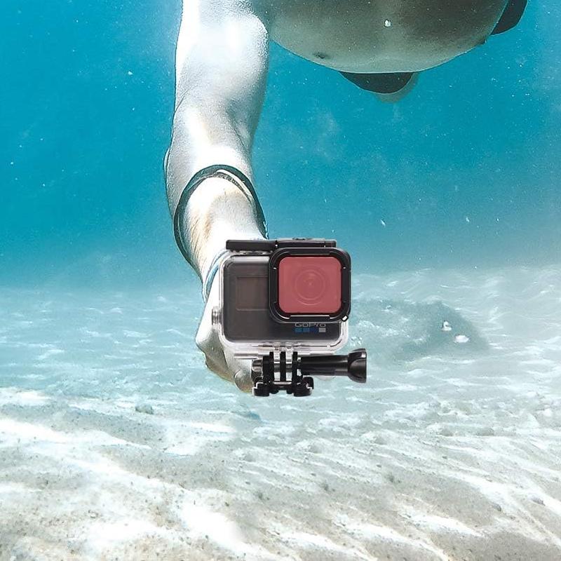 Waterproof Housing Filter Diving Underwater Filter Red Pink Lens Filters For GoPro Hero 7 6 5 Action Camera Accessories