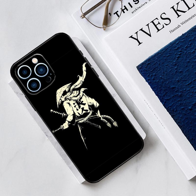 Samurai Case For iPhone 17 Air 15 14 11 16 Pro Max 12 13 Mini 15 16 Plus 16e Funda Silicone Cover