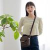 Borsettiamo Monica Mini Crossbody Shoulder and Perfect for Everyday Use Pochette, Women's Bag, Lightweight, Compact, Casual, (Black)