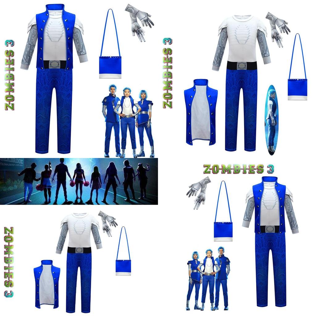 Zombie 3 Alien Cosplay Costume For Kids Halloween Outfits And Theme Parties