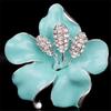 DIEZI Modische Koreanische Rose Blume Emaille Damen Broschen für Hochzeit Schal Strauß Brosche Pins Luxuriöser Strassstein Brosche Schmuck