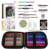 HIFORNY 80 Color Pencil Set with 72 Colors, Sketchbook, and 0.5 Sharp Pencil (80 Count)