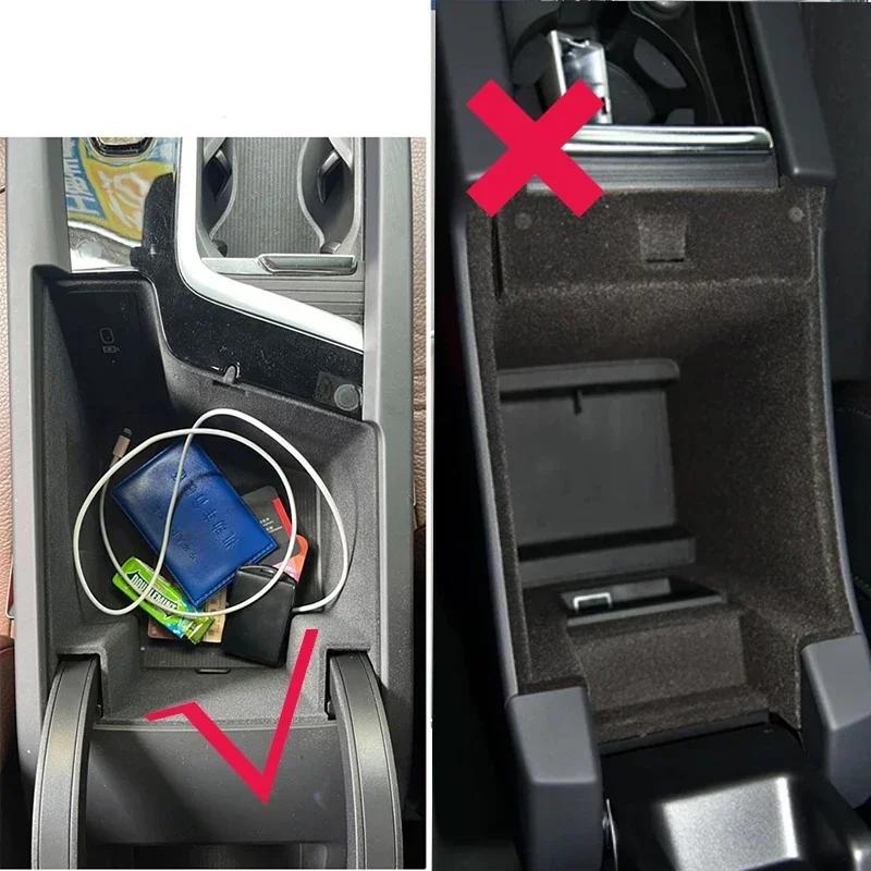 Für Volvo XC60 XC90 590 S60 V60 V90 2017 2018 2019 2020 2021 2022 LHD Armlehnenbox Ablagefach Organizer Innenraumzubehör
