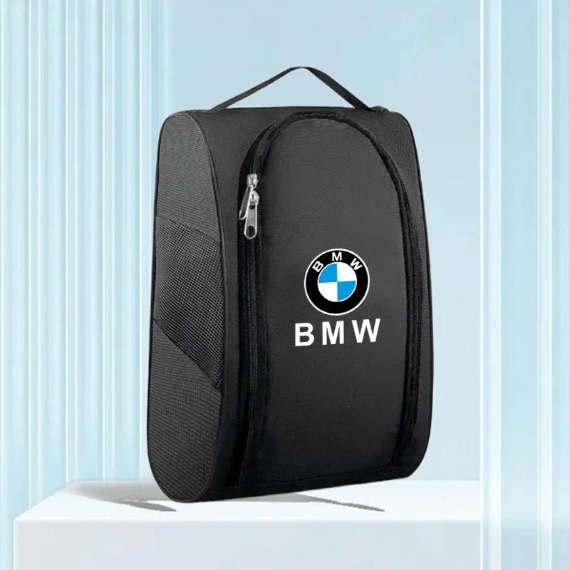 2025 Borsa per Scarpe da Auto Emblema Sneaker Organizzatore da Viaggio per Esterno Custodia Strumenti Per BMW F10 F30 E46 G28 G20 G30 E60 E39 G30