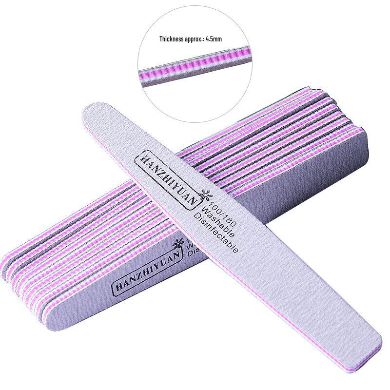 Nail File & Buffer Set: Double-Sided Sanding Sticks & Polishing Tools for Shaping & Removing Polish