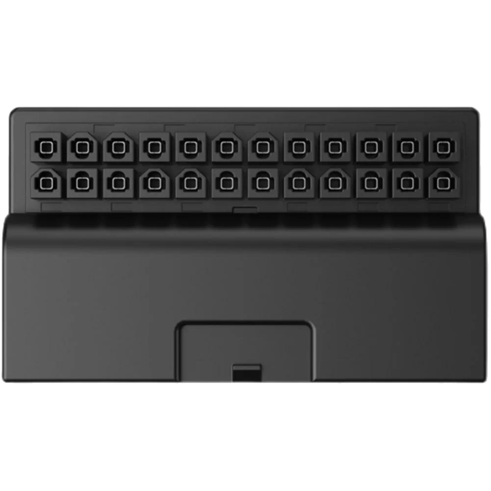 

24Pin to 90 Degree Connector PC Motherboard ATX Power Supply Wiring Adapter Right Angle Steering Head DIY Mounting Accessories