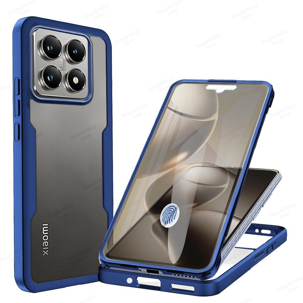 360 Full Cover Silicone Phone Case For Xiaomi 14T 13T 12T 11T 14 13 12 11 Pro 14 Ultra Shockproof Cover For Xiaomi 13 12 11 Lite
