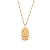 MamacitaSlay 316L Stainless Steel Zircon 12 Constellation Tarot Card Necklace 18K Gold Plated Waterproof Jewelry Women's Gifts