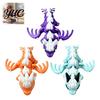 Unique Fantasy Gift 3D Printed Articulated Dragon Figurine, Fully Jointed Movable Winged Moveable Toy, Desktop Ornament, Fidget for Kids Adults