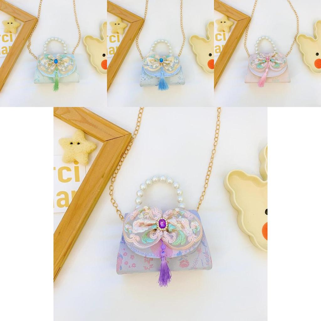 Frozen Kids Shoulder Bag With Bow And Tassel For Daily Outfits Characters Included)**