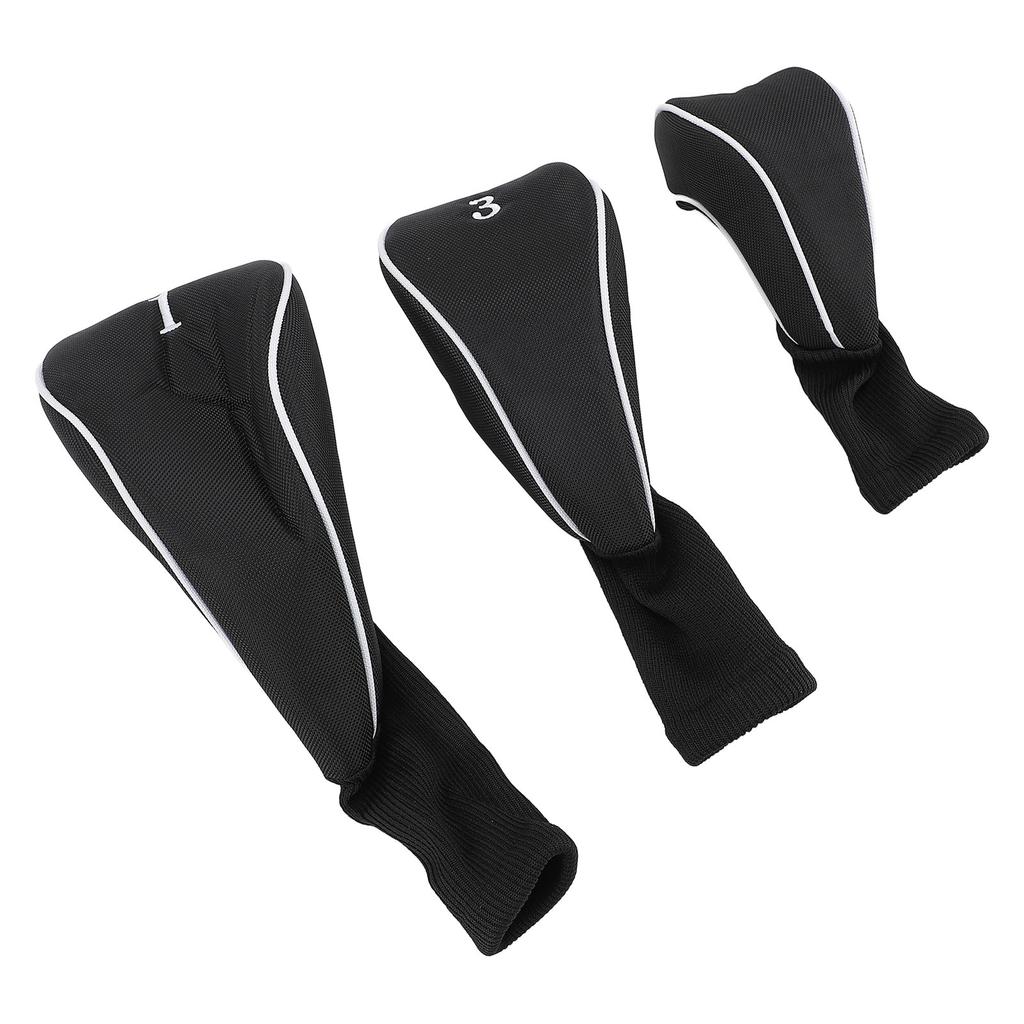 3PCS   Head Covers for Driver Fairway Woods     Elastic   Neck Headcovers Set