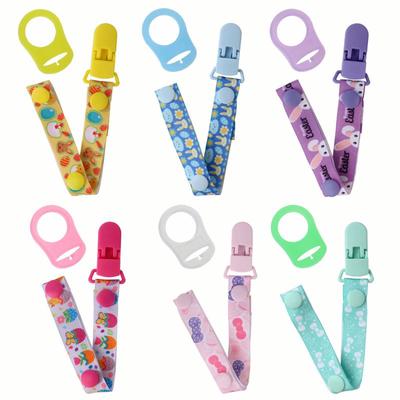 Baby Schnullerkette mit Halter Clip Adapter für MAM Ringe Schnuller Leine Band