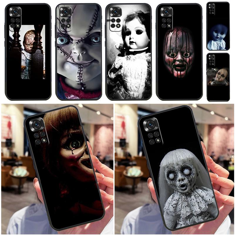 Creepy Dolls Funda For Xiaomi Redmi Note 14 13 9 10 11 12 Pro 9S 10S 11S 12S Redmi 13C 10C 12C 14C Case