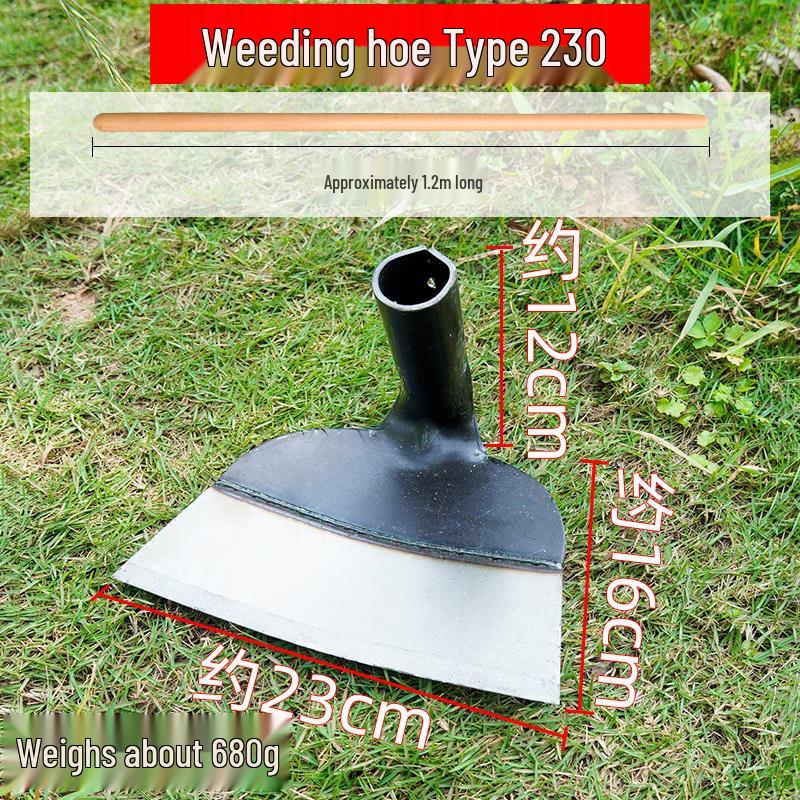 HEIXIE Manganese Steel Weeding Hoes and Wooden Handles