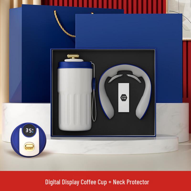 Business Gift Set with Thermos Cup & Neck Massager