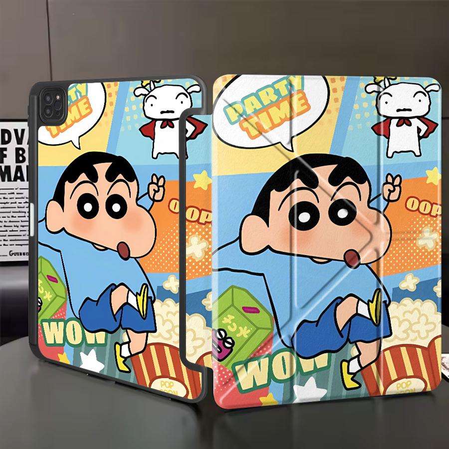 

Cra-yons Shin-chans Holder Cover Tablet Case For iPad Pro 11th 10th 9th 8th 7th 12.9inch Mini 6 7 Air 4 5 M3 M2 1 2 M4 11inch iPad Mini 6 8.3