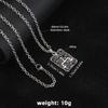 Fashionable Star, Moon, Death and Lovers Tarot Fortune Teller Element Pendant Necklace, The Best Gift for Family and Friends